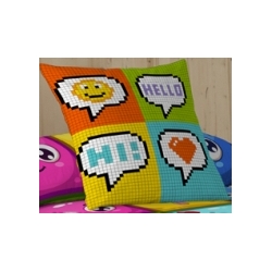 Pillowcase Hello 50x50 cm