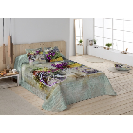 Bedspread Garden Bike 180x260 cm