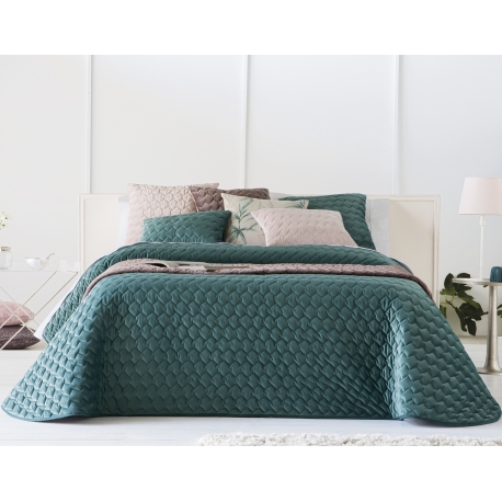 Bedspread Naroa Esmeralda 250x270 cm velvet