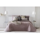 Bedspread Nantes Rose 250x270 cm velvet