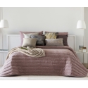 Bedspread Nantes Rose 250x270 cm velvet