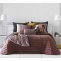 Bedspread Nantes Terra 250x270 cm velvet