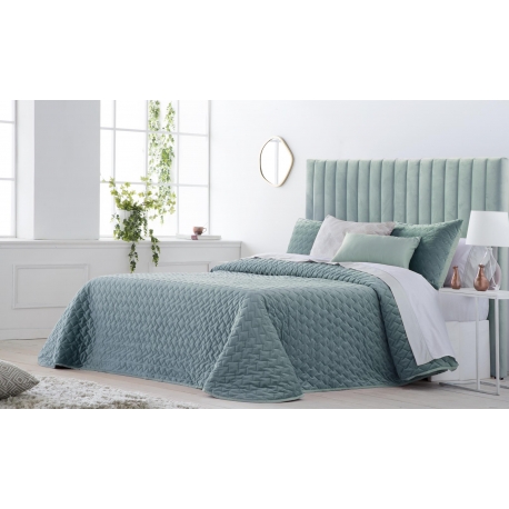 Bedspread Smart Azul 250x270 cm velvet
