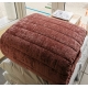 Bedspread Nantes Terra 250x270 cm velvet