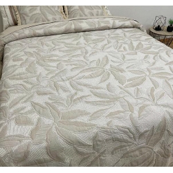 Bedspread Lauda Beige 240x260 cm