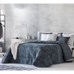 Bedspread Odesa Jeans 250x270 cm, 2 pillow cases included