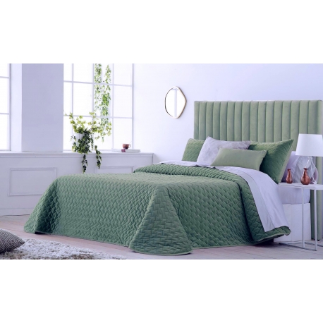 Bedspread Smart Verde 250x270 cm velvet