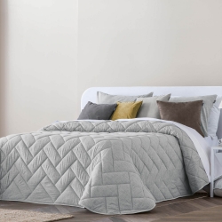 Bedspread Malibu Gris 250x270 cm