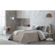 Lovatiesė Arum Beig 250x270 cm velvetas