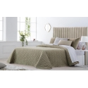 Bedspread Smart Beige 235x270 cm velvet