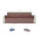Sofa cover for three-seater sofa, rose velour