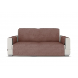 Sofa cover for three-seater sofa, rose velour