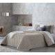 Bedspread Arum Beig 270x270 cm velvet