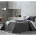 Bedspread Arum Gris 180x270 cm velvet