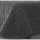 Bedspread Arum Gris 180x270 cm velvet