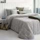 Bedspread Detroit Beig 250x270 cm velvet