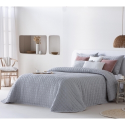 Gultas pārklājs Lares Gris 250x270 cm, 2 spilvenu pārvalki iekļauti