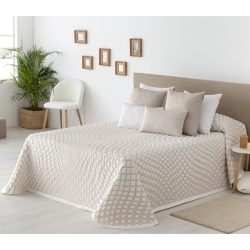 Gultas pārklājs Cesar Beige 270x270 cm