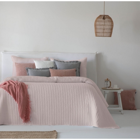 Bedspread Azara Nude 250x270 cm, 2 pillow cases included