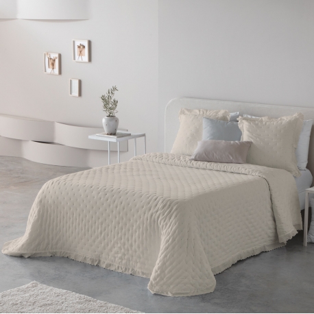 Lovatiesė Adelia Lino 250x270 cm