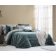 Bedspread Nui Ocean 235x270 cm velvet, 2 pillow cases included