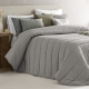 Lovatiesė Lulu Gris 250x270 cm velvetas