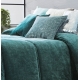 Lovatiesė Nui Ocean 235x270 cm velvetas, su 2 pagalvėlių užvalkalais
