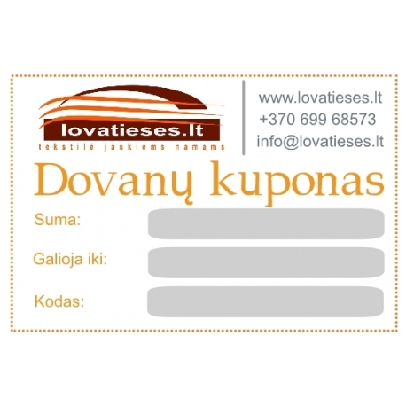 Dovanų kuponas